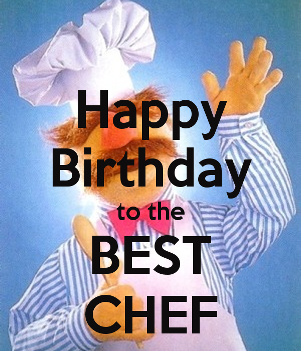Happy Birthday Chef PNG - 156328