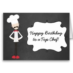 Happy Birthday Chef PNG - 156326