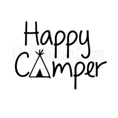 Happy Camper PNG HD - 130275