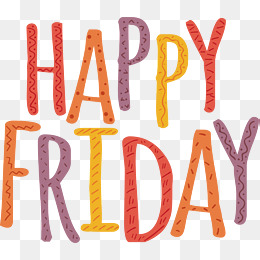 Happy Friday PNG - 132203