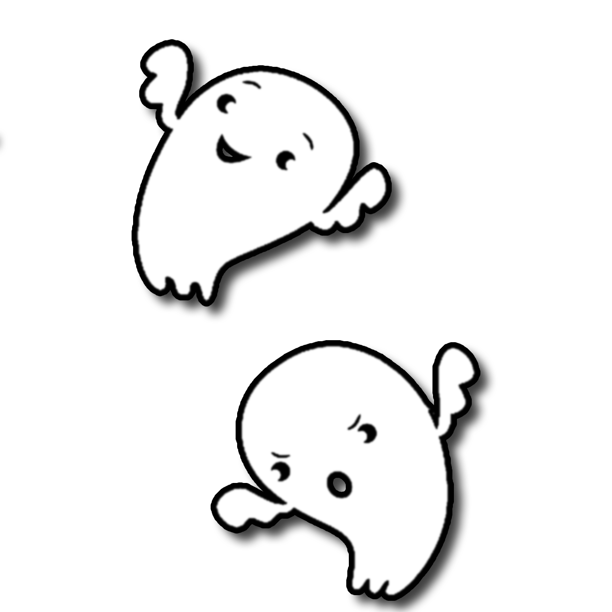 DRAW HAPPY GHOSTS - Happy Gho