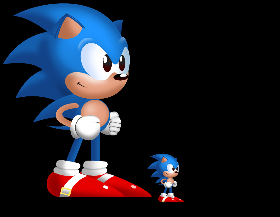 HD Sonic the Hedgehog by Over