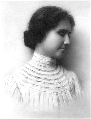 Helen Keller as an older woma