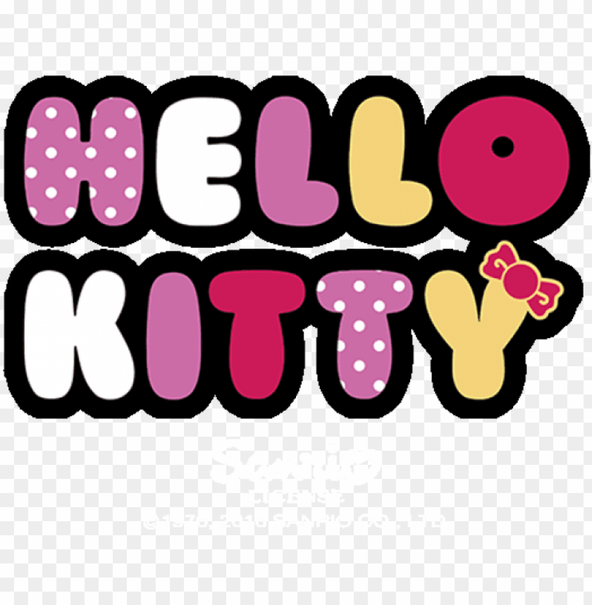 Collection of Hello Kitty  Logo  PNG PlusPNG