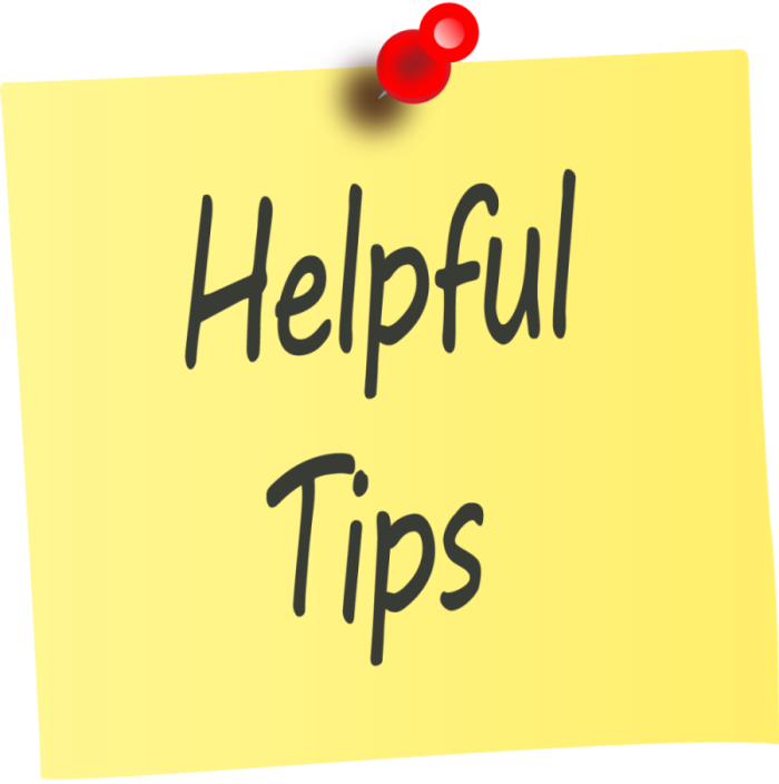 TIP #2: Refer to our Website 