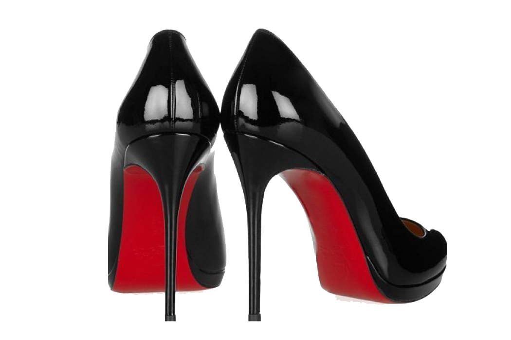 Red High Heel Shoes PNG Image