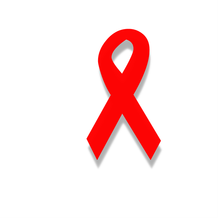 Red, Ribbon, Awareness, Aids,