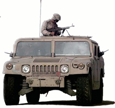Humvee Military HMMWV Model a