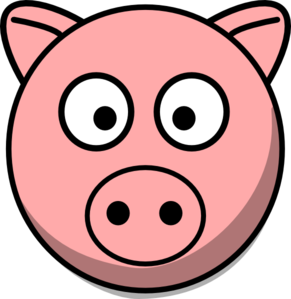 Pig Head clip art - vector cl