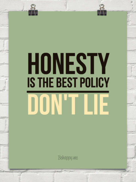 Honesty Is the Best Policy-Be