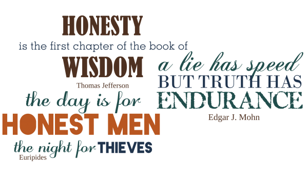 Honesty Is The Best Policy Banner PNG - 140275