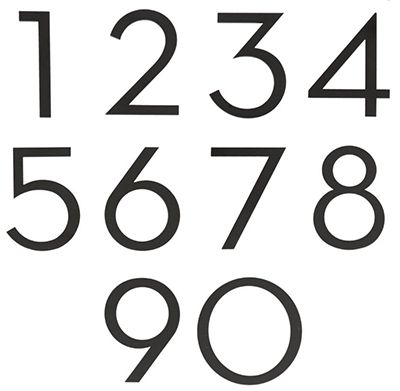 House Numbers PNG - 163835