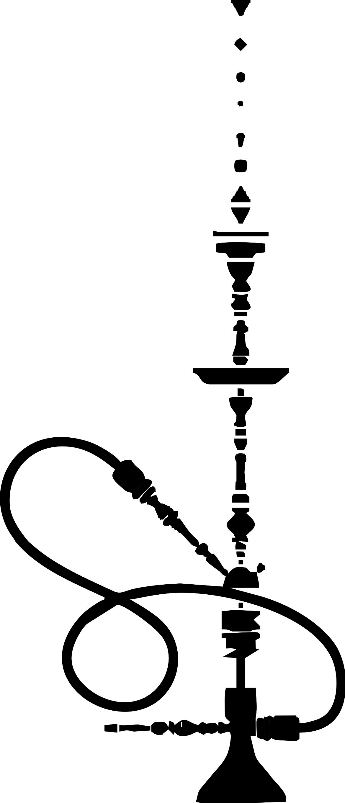Hookah icon with phrase relax