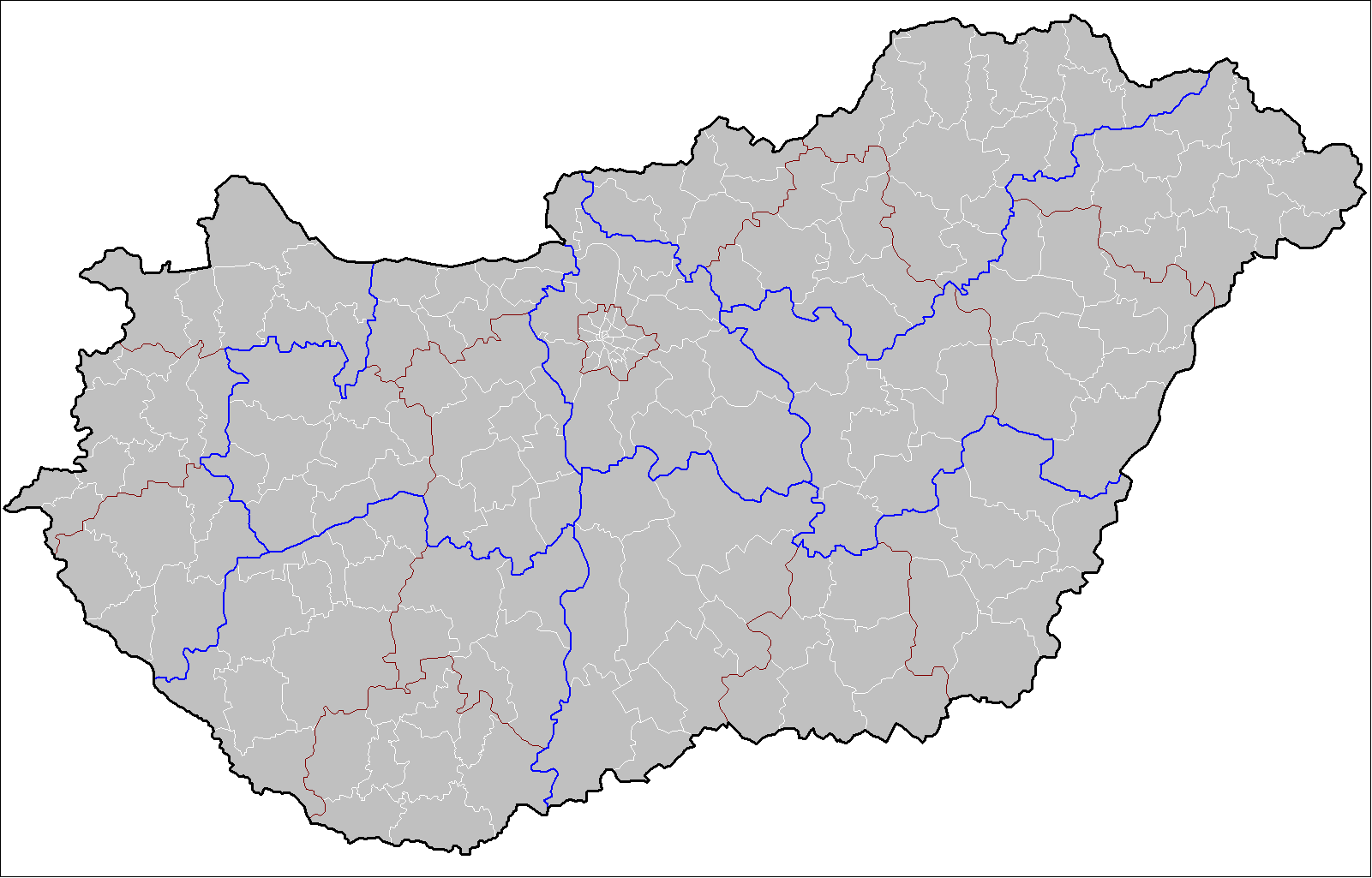 File:Hungary map modern with 