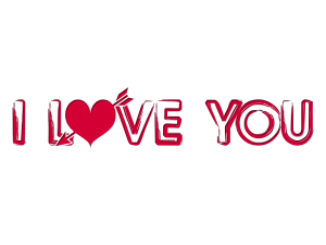 Luv clipart hd - Love You PNG