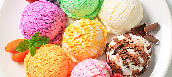 Dessert Ice Cream Balls Backg