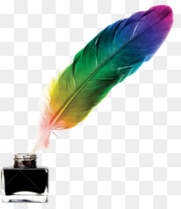 Ink Bottle And Feather PNG - 170330