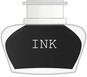 Ink Bottle PNG Black And White - 69981