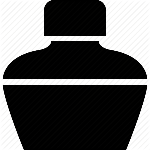 Ink Bottle PNG Black And White