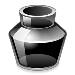 Ink Pot PNG Black And White - 147453