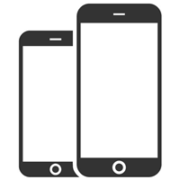 Iphone sizes vector