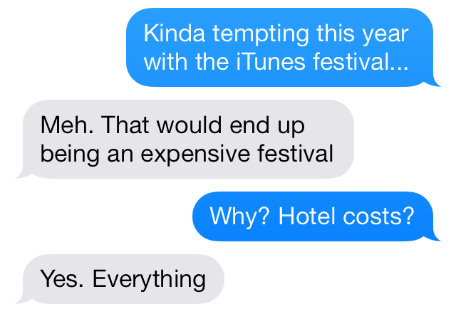 iOS 7 Messages Conversation F
