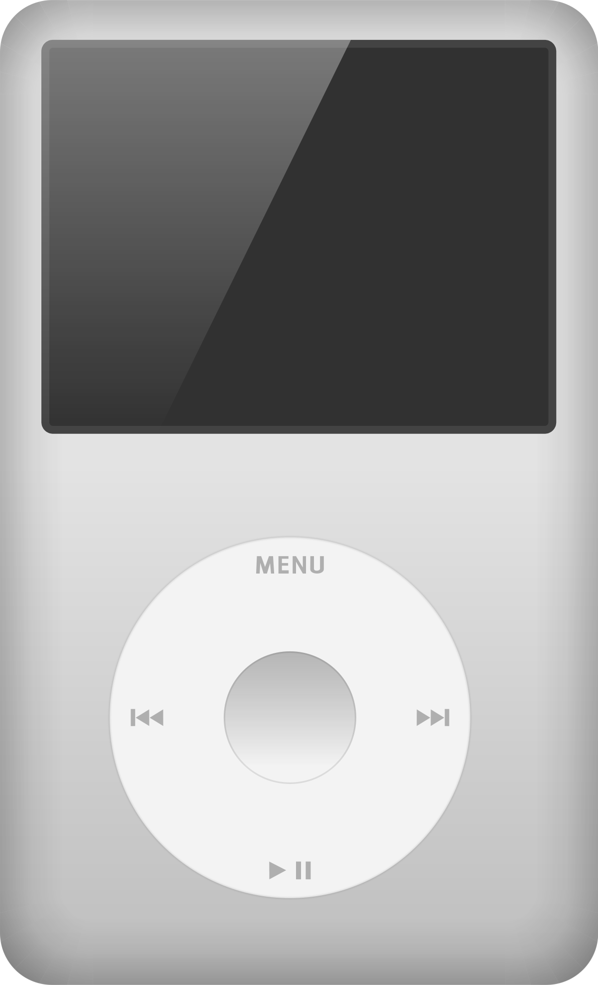 Ipod PNG Black And White - 70295