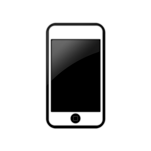 Ipod PNG Black And White - 70291