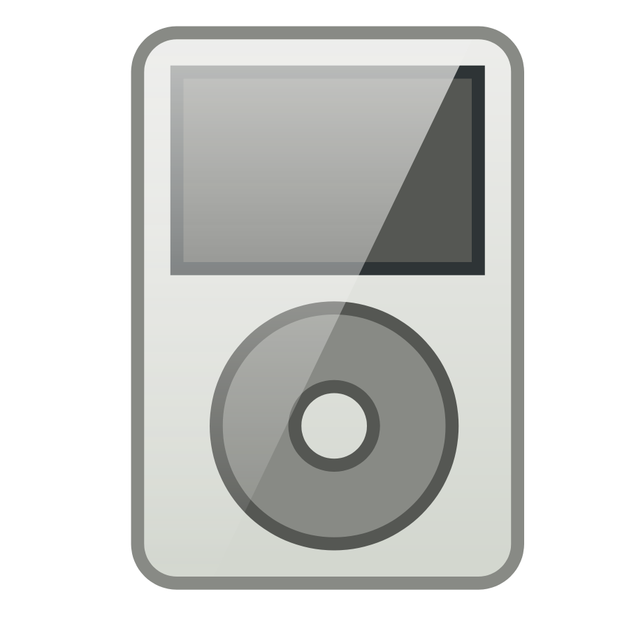 Ipod PNG Black And White - 70296