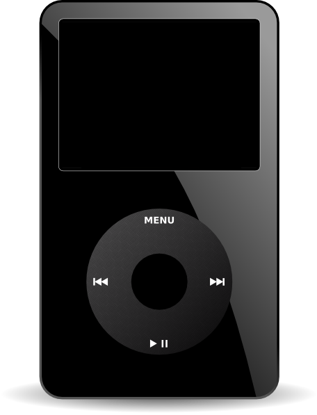 Ipod PNG Black And White - 70294