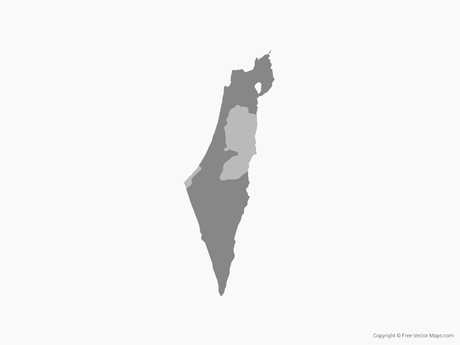 Israel Map PNG - 70251