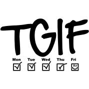 Its Friday PNG - 70134