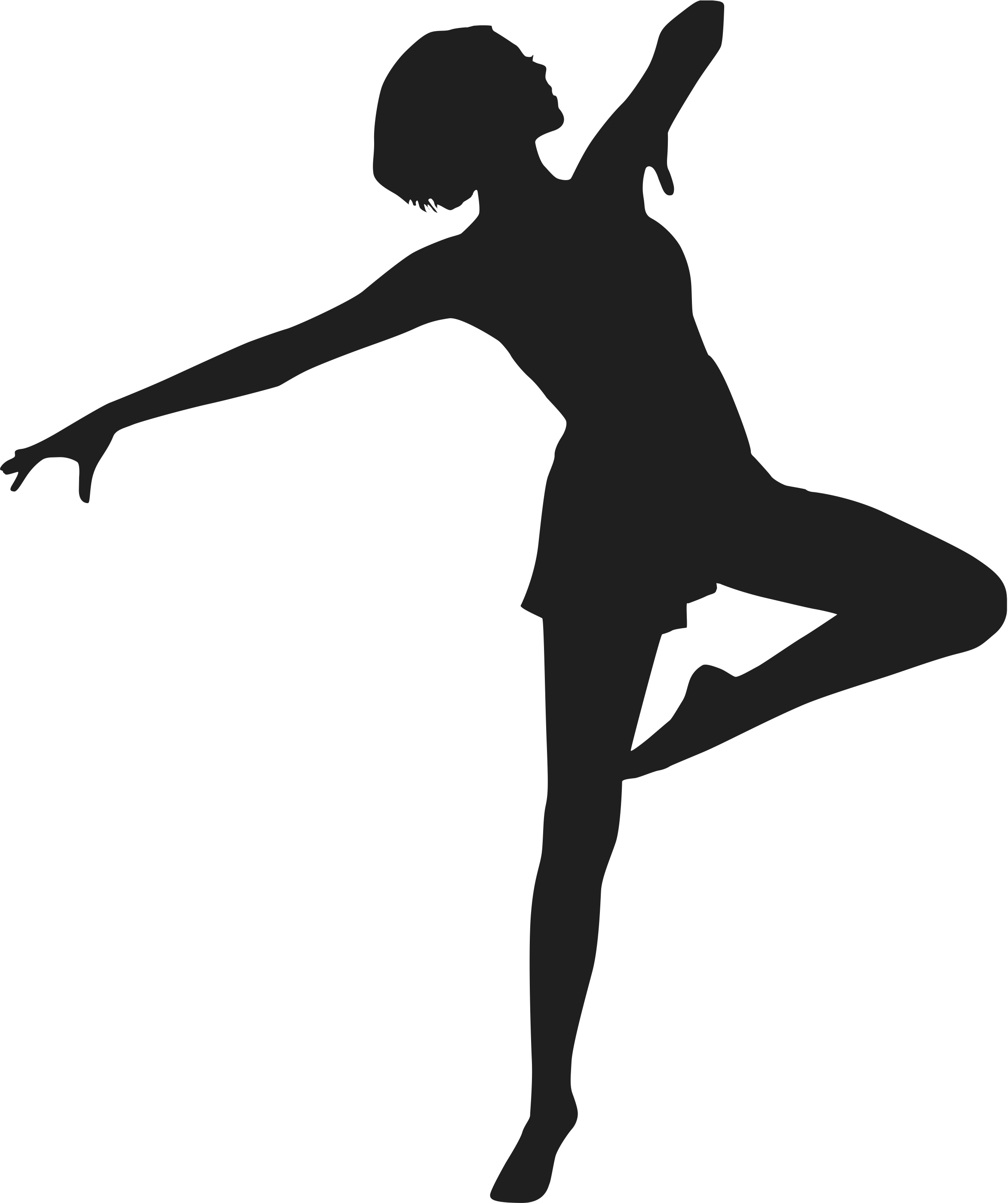 Contemporary Dancer Silhouett