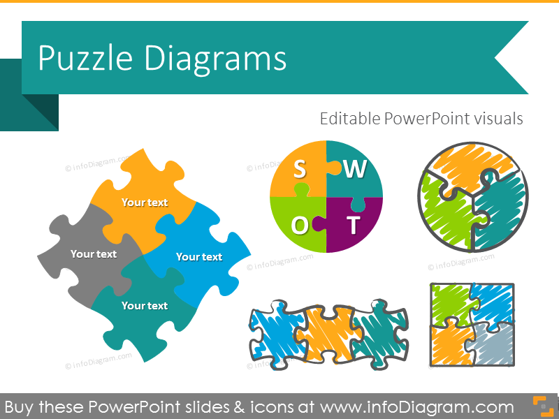 Jigsaw PNG For Powerpoint - 47090