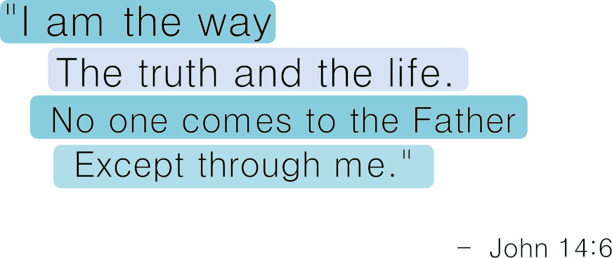 The Life John 14:6 Black prin