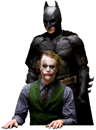 Batman Joker And Batman PNG