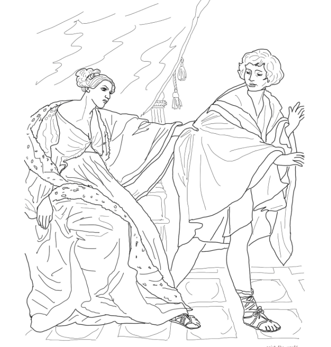 Joseph And Potiphars Wife PNG - 167366