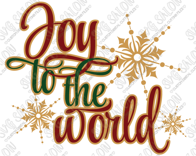 Joy to the world SVG DXF PNG 