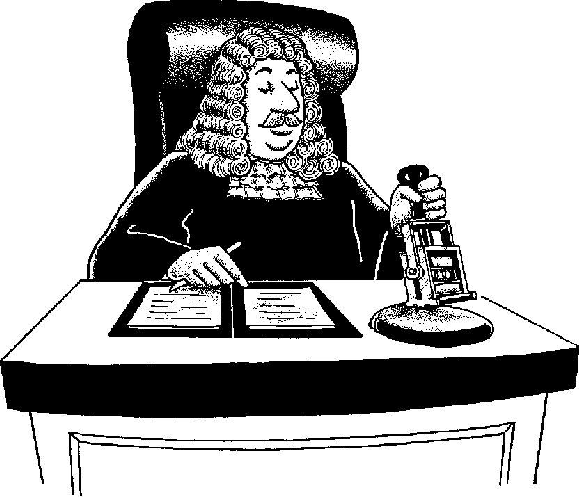 Judge Mallet Clipart image in