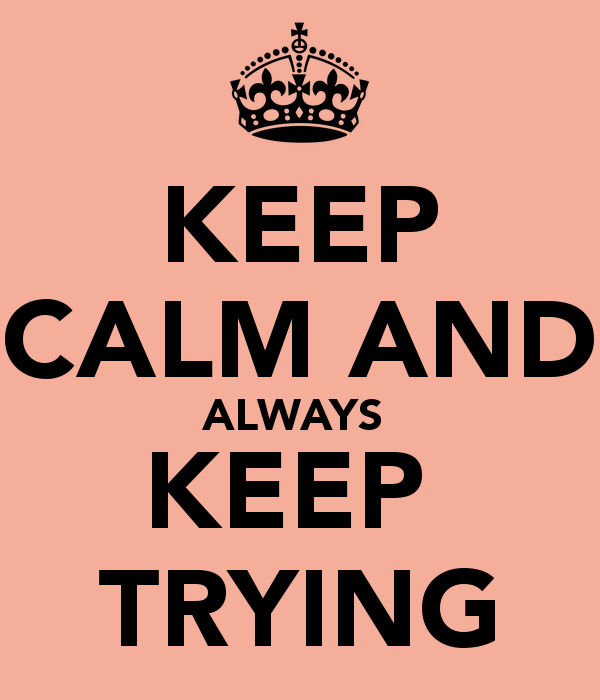Keep Trying PNG - 83161
