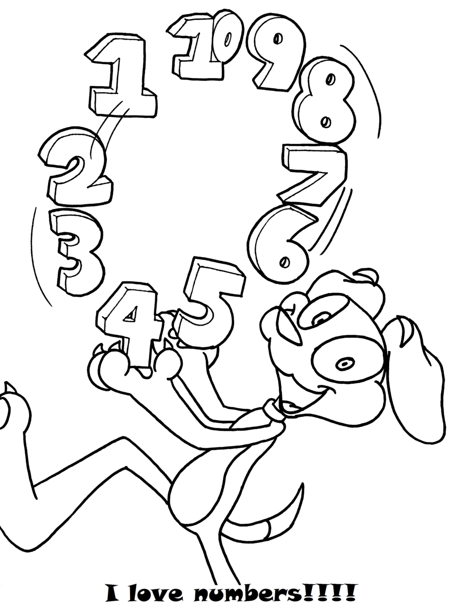 Kindergarten Math PNG Black And White - 167658