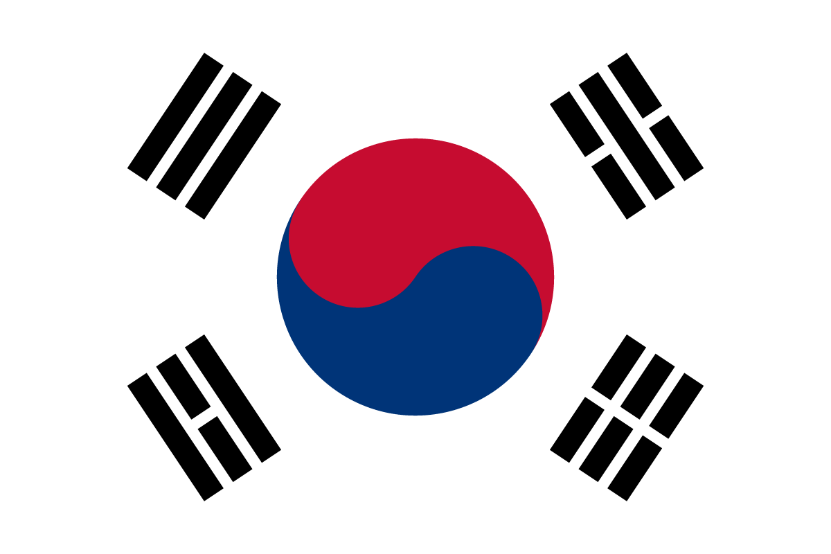 South Korea flag icon - free 