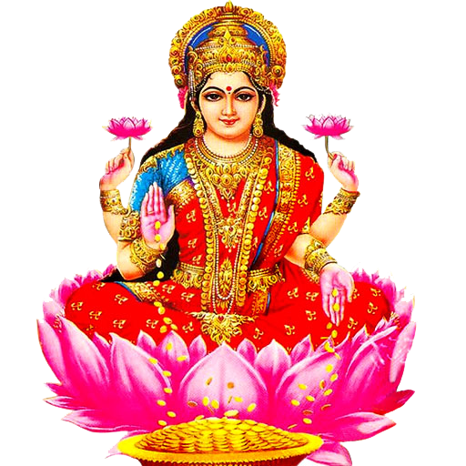 Goddess Lakshmi with God Gane
