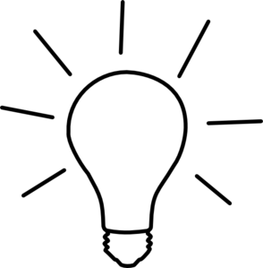 Lamp PNG Black And White - 44461
