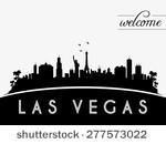 Las Vegas Skyline Vector PNG - 69085