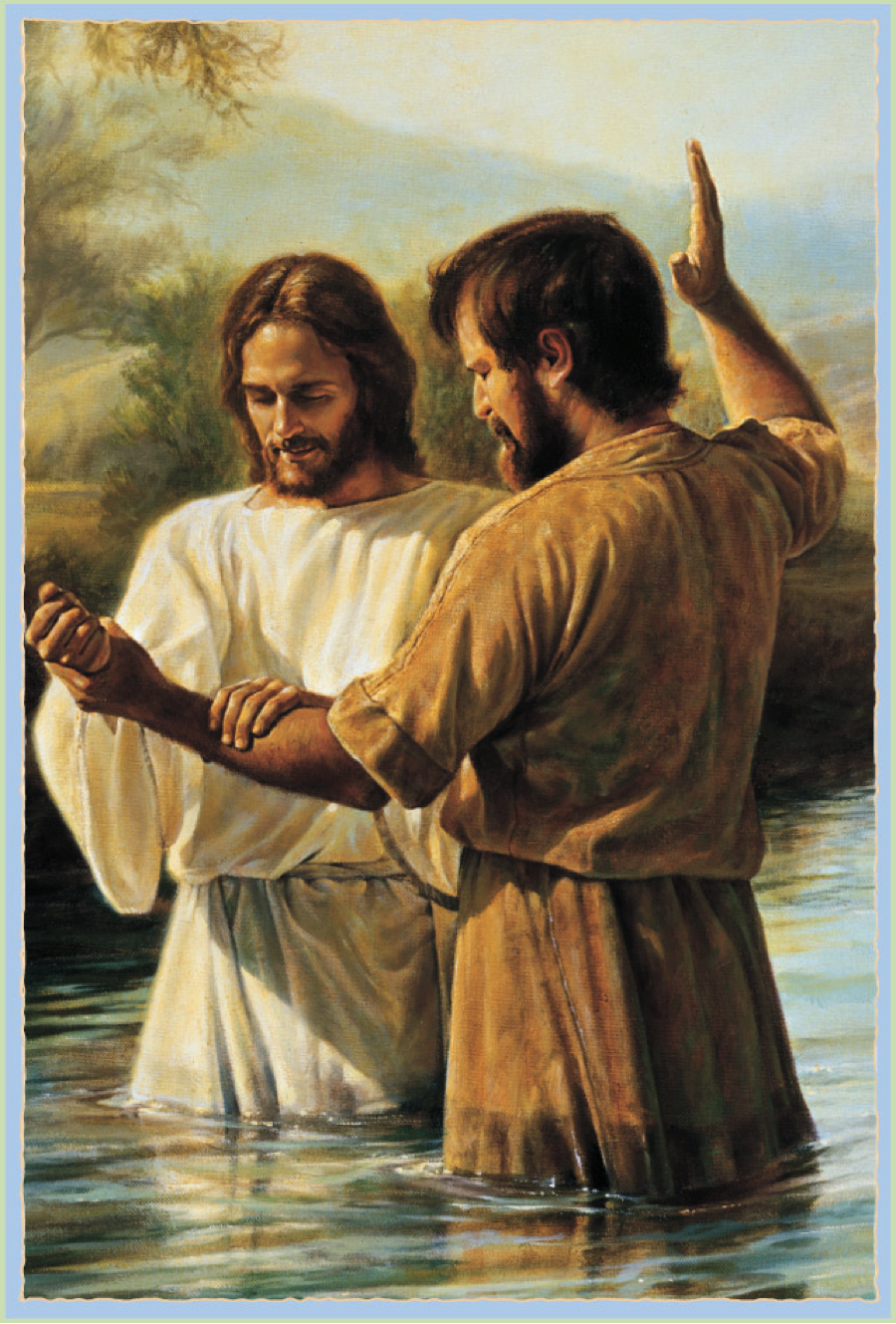 Jesus Baptism Coloring Pages 