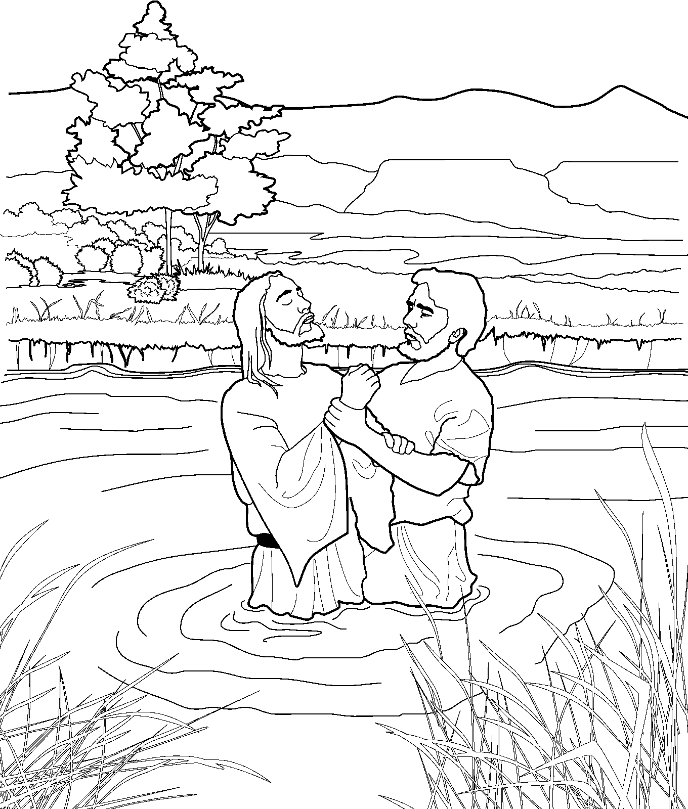 Lds Jesus Baptism PNG - 159215