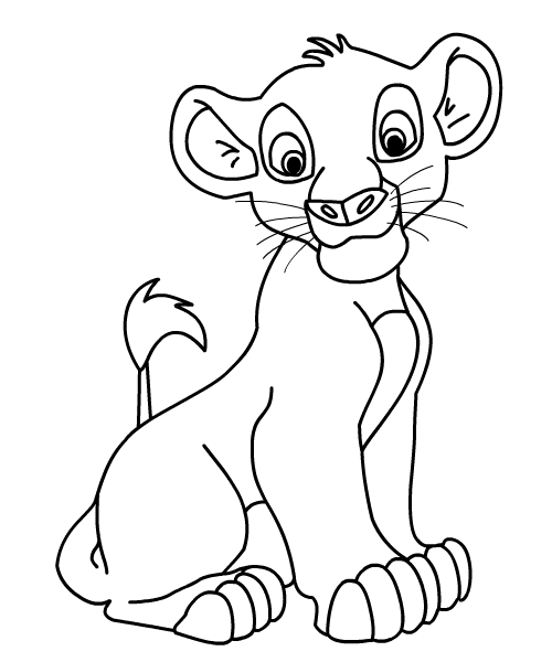 Lion King PNG Black And White - 148443