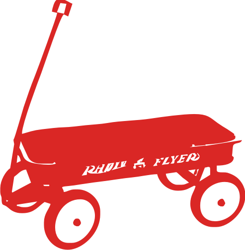 A red wagon