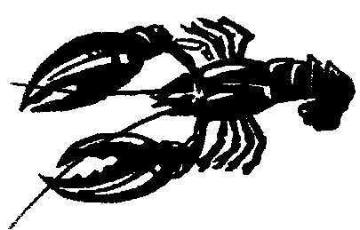 Lobster PNG Black And White - 45154